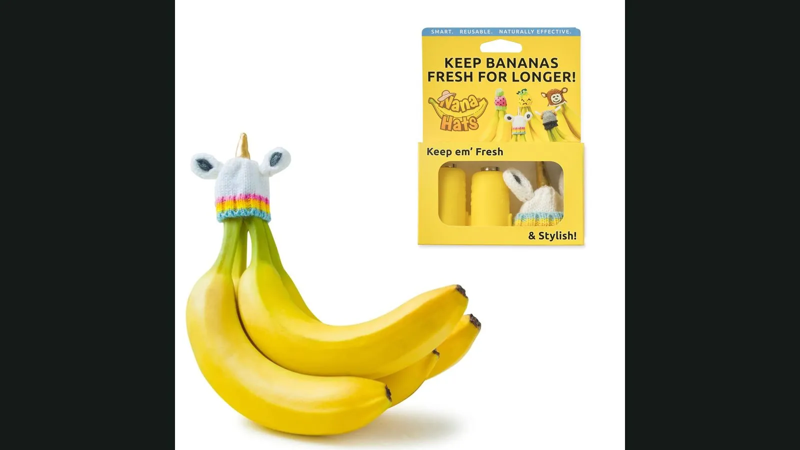 Unicorn Nana Hat with 2 Stretchy Silicone Caps product photography from Nana Hats